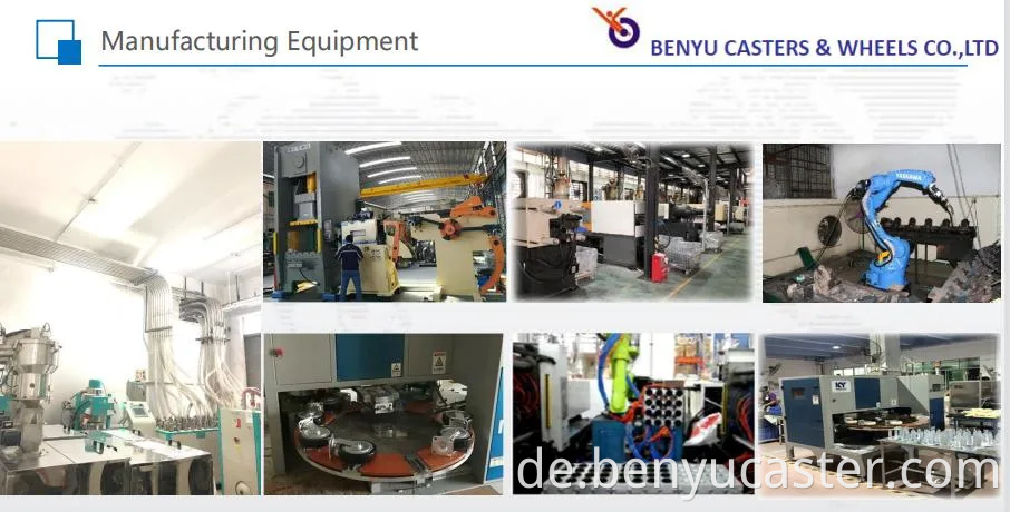 2,5 Zoll ABS TPU TPR Nylon Super Satchel Cube Caster mit Bremse